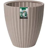 Garden ID Fancy Brown Taupe Polyethyleen Plantenpot 40 x 42 cm