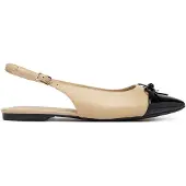 Caprice Ballerina taupe / zwart