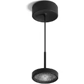 Sigor Hanglampe , Nivo, dimbare, Zwart, Woonkamer, Aluminium, Modern