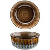 Cosy & Trendy Kom Quintana Amber 9 cm (Set van 6)