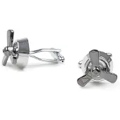 Suitable Manchetknoop Propellers Zilver -