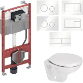Boss & Wessing Tece profil toiletset set 02 bws compact met tece drukplaat