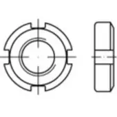 Toolcraft TO-9979491 Kruisgleufmoeren M60 DIN 70852 Staal 5 stuk(s)