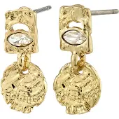 Pilgrim Oorbellen 'Fire' goud