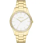 s.Oliver Analoog horloge goud