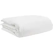 vidaXL Deken Set met kussen 3 pcs Wit Donsveer