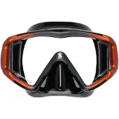 SCUBAPRO New Crystal Vu Diving Mask Oranje,Zwart