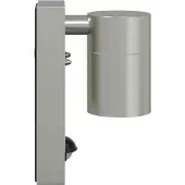 vidaXL Buitenwandlamp Zilver 6,5 x 10,5 x 16 cm