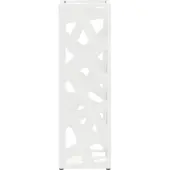 vidaXL Regen Paraplu Stand met opslag Wit 15,5 x 15,5 x 49 cm Staal
