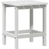 vidaXL Bijzettafel Wit 38 x 38 x 46 cm Polyetheen
