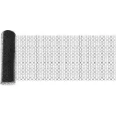 vidaXL zeshoekig gaasgek met palen 10 x 0,8 m PVC-Coated Staal Grijs