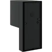 vidaXL Buitenwandlamp 2 st Zwart 12 x 7 x 15 cm Roestvrij staal