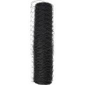 vidaXL Hexagon Hek Grijs 0,8 x 10 m PVC
