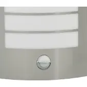 vidaXL Buitenwandlamp 2 st zilver 23,5 x 9 x 26 cm RVS en plastic