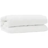 vidaXL Deken Set met kussen 2 pcs Wit Microvezel