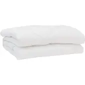 vidaXL Dekbed met kussen 3 st Wit Microvezel