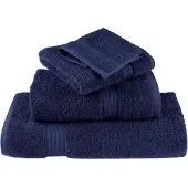 vidaXL Badhanddoeken SOLUND 4 st 600 g/m² 70x140 cm marineblauw