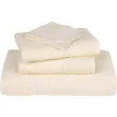 vidaXL Douchehanddoeken FROGN 2 st 70x140 cm 360 g/m² crème