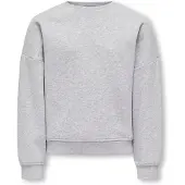 Kids Only GIRLS Sweatshirt 'KOGSweat' lichtgrijs