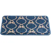 Maan Antislip Deurmat 40x60 cm - Blauw/Goud -
