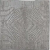 vidaXL Vloerkleden Vierkant GALATI Grijs 200 x 200 cm Polyester