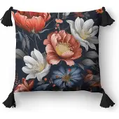 Detexpol Sierkussenhoes 45x45cm - Bloemendesign