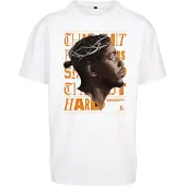 Mister tee Shirt 'K-Dot' bruin / oranje / zwart / wit
