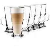 Tadar Caffe Latte Glazenset - 6 stuks, 250 ml