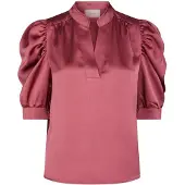 Neo Noir Blouse Roella Heavy Bordeaux Rood dames