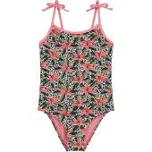 We fashion Badpak crème / groen / pink
