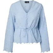 Pieces Blouse 'PCARMORINE' lichtblauw