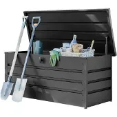 PRIMEYARD 152 x 69 cm Opbergbox, antraciet