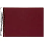 Goldbuch - Spiraalalbum Bella Vista - 24x17 cm - Bordeaux met witte pagina’s