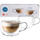 Altom Design Andrea Thermische Glazen Mokken 300ml - 2 stuks