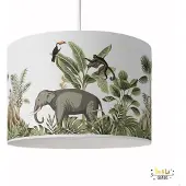 Aslan Hanglamp jungle aapjes vulkaan-verlichting-kinderkamer decoratie-incl pendel-aap-jungle-dieren-olifant-kinderkameraccessoires