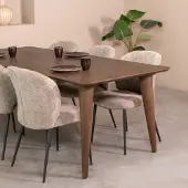 Label51 Fly Eetkamertafel - Bruin - Hout - 250 cm