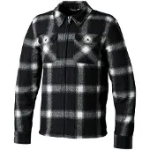 Rst Brushed Shirt Zwart Wit Geblokt Maat 48
