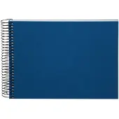 Goldbuch - Spiraalalbum Bella Vista - 24x17 cm - Blauw met witte pagina’s