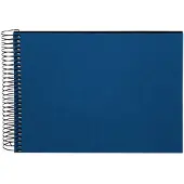 Goldbuch - Spiraalalbum Bella Vista - 24x17 cm - Donker blauw met zwarte pagina’s