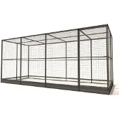Glorenza Noa - Kattenren - Aluminium - Antraciet - 449x176x193 cm