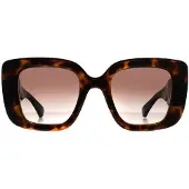 Gucci Vierkant Dames Havana Bruin Kleurverloop GG1975S