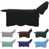 vidaXL Paardendeken Zwart 85 cm Polyester