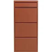 Kare design Schoenenkast Caruso bruin 3+1 laden