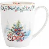 Altom Design Magia Świąt Porseleinen Mok 350ml - Feestelijk Design