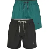 U.S. POLO ASSN. Zwemshorts ' UMAza ' zwart