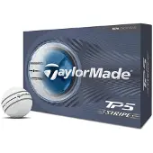 TaylorMade TP5 Stripe Golfballen Wit 2026