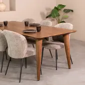 Label51 Fly Eetkamertafel - Bruin - Hout - 250 cm