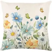 ECarla Kussenhoes 45x45cm - Slow Bloemen Decoratie