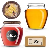 Kadax Pot Amphora fi82 510ml + deksel fi82 Honing
