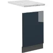 Vicco Fame-Line Fronten voor vaatwassers – 45 cm, WB Marmer Donkerblauw hoogglans